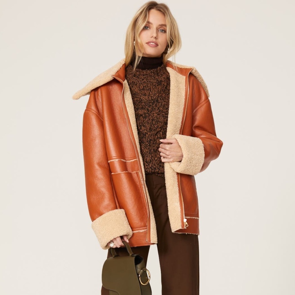 Nanushka Beryl Faux Leather Coat